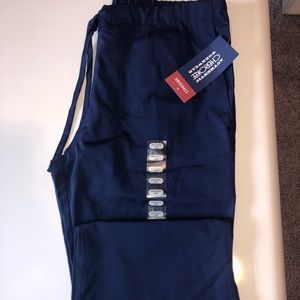 Navy blue scrub pants